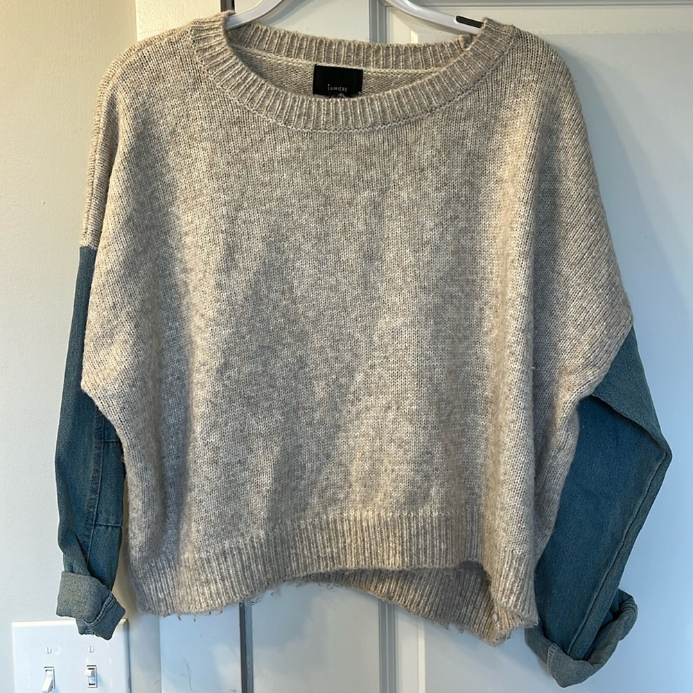 Beige Jean Sweater